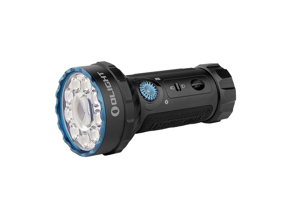 Marauder Mini Black Powerful LED Flashlight With RGB