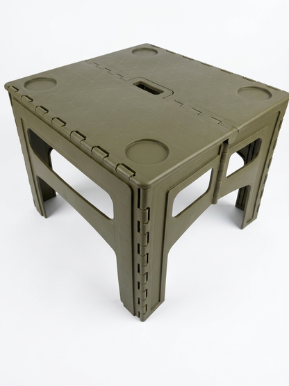 Portable Folding Camping Table – Olive Green