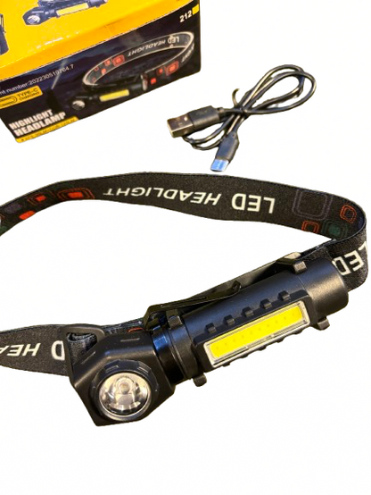 Rechargeable LED Headlamp Flashlight